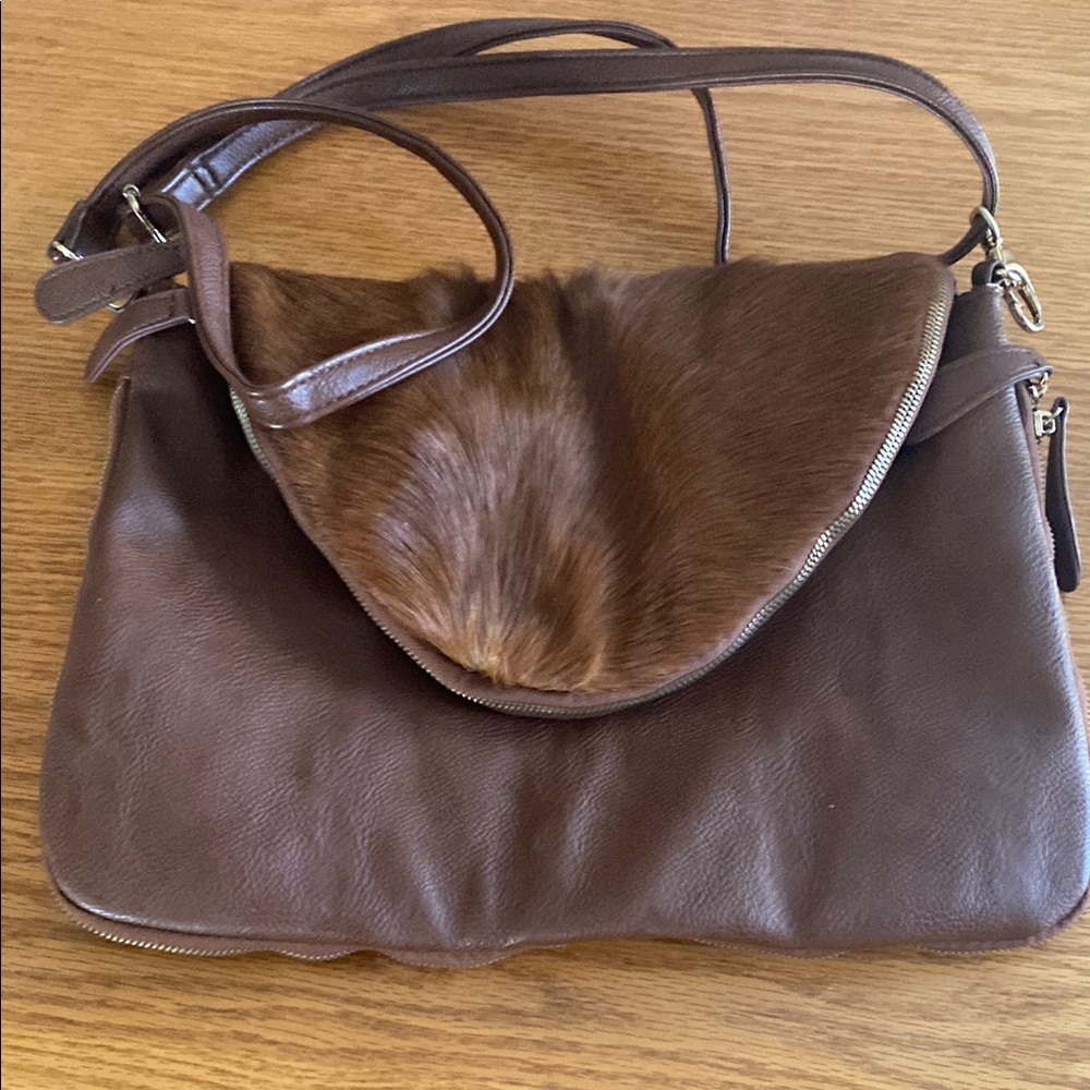 Street Level Brown Crossbody Bag